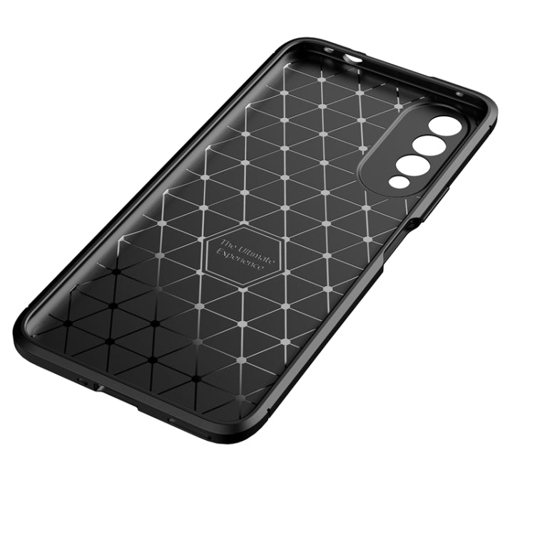 Para honrar X20 SE Carbon Fiber Texture TPU a prueba de golpes (Azul)
