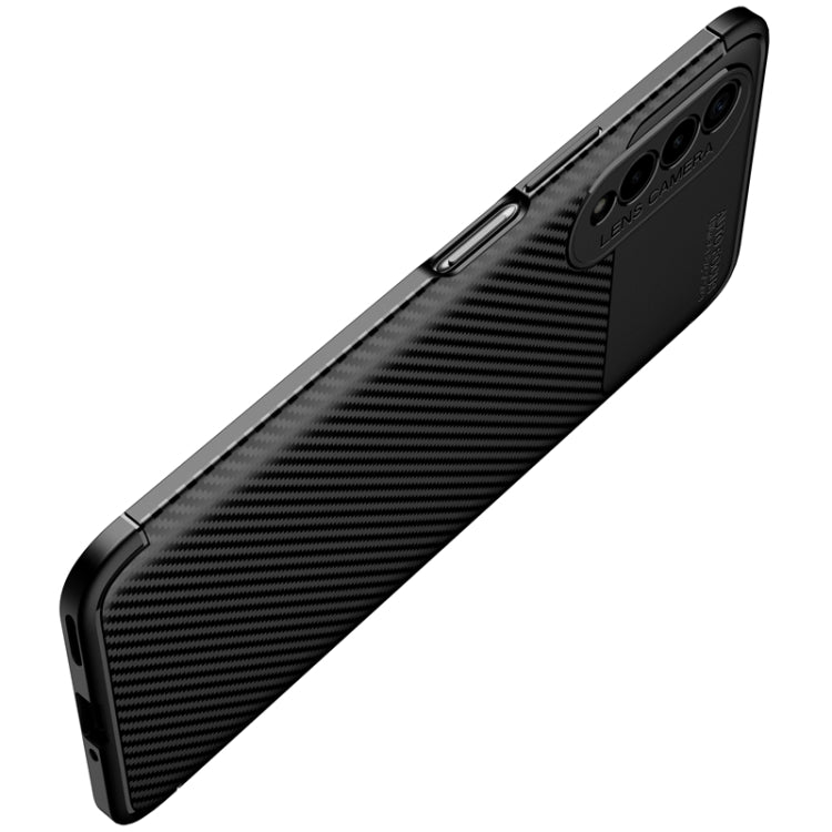 Para honrar X20 SE Carbon Fiber Texture TPU a prueba de golpes (Azul)