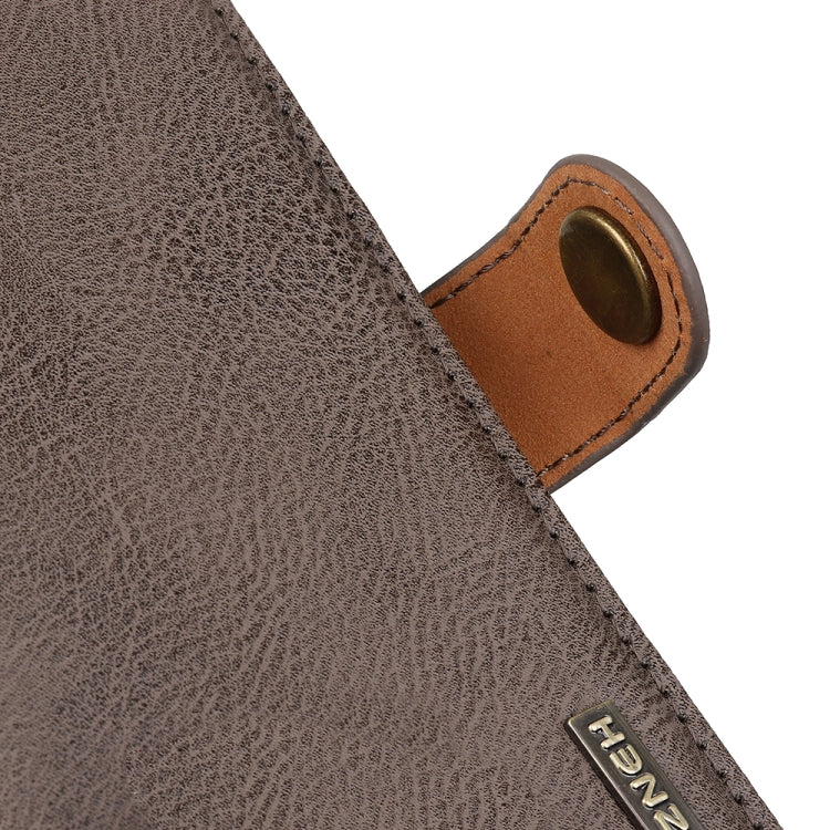 Para Google Pixel 6 Khazneh Cowhide Texture Horizontal Flip Funda de cuero con soporte y tragamonedas y billetera (caqui)