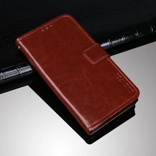 Para honrar X20 SE Idewei Crazy Horse Texture Horizontal Flip Funda de cuero con soporte y tragamonedas y billetera (marrón)