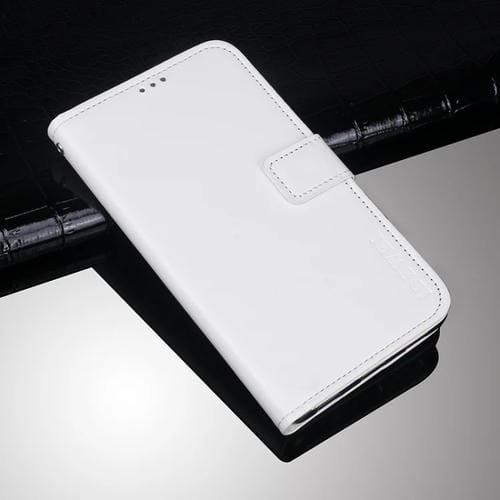 Para ZTE Nubia Red Magic 6r Idewei Crazy Horse Texture Horizontal Flip Funda de cuero con soporte y tragamonedas y billetera (blanco)
