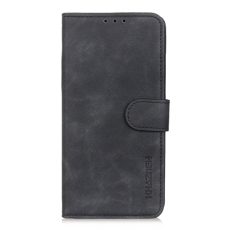 Para honrar 50 khazneh retro textura PU + TPU Funda de cuero Horizontal Flip con soporte y tragamonedas y billetera (Negro)