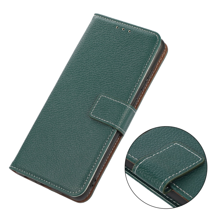 Para Motorola Moto G30 / G20 / G10 4G Litchi Texture PU + TPU Funda de cuero Horizontal Flip con soporte y ranuras para tarjetas (verde)
