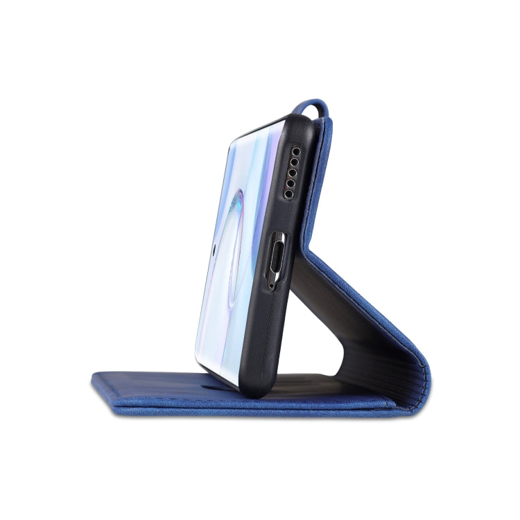 Para Honor 50 AZNS Siente la piel de la piel de la piel Caja de cuero de la tapa horizontal con ranuras y soporte para tarjetas y billetera (Negro)