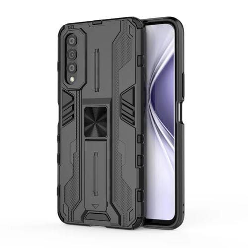 Para honrar X20 SE SuperSonic PC + TPU Funda protectora a prueba de golpes con titular (negro)