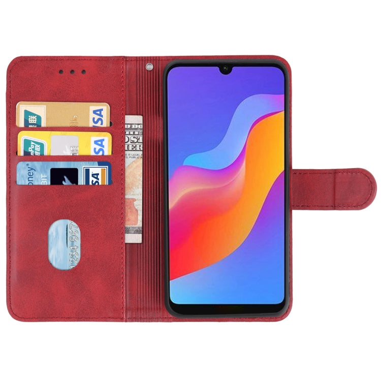 Estuche de Cuero para Honor 8A Pro Protección Teléfono (Rojo)