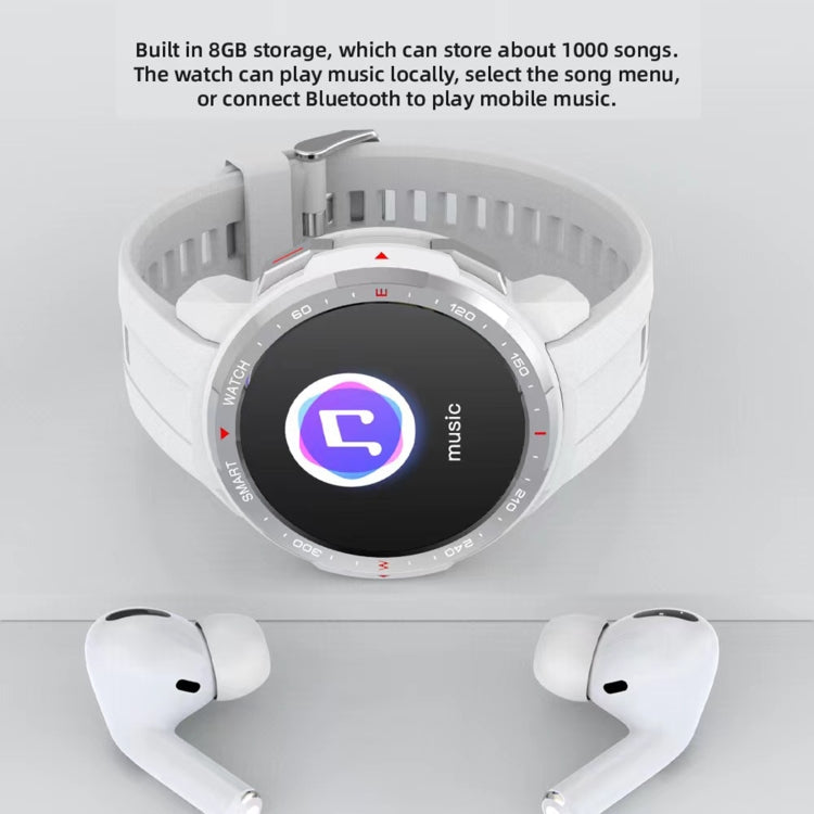 Reloj Inteligente Mt12 Pantalla TFT 1.28 Pulgadas Bluetooth Call 8G Memory (Plata)