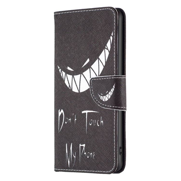 Para Infinix Zero X Neo Drawing Pattern Fase de cuero (Smirk)