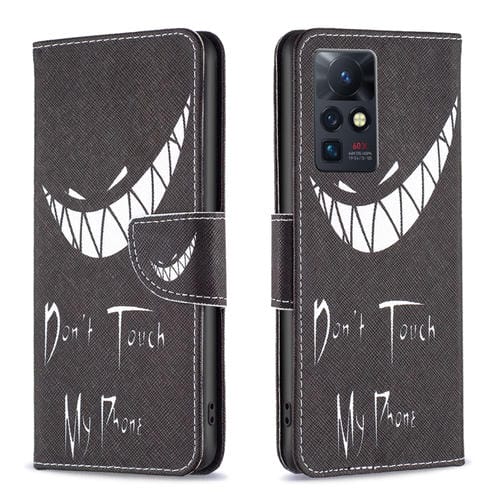 Para infinix cero x / x Pro Drawing Patrón de papel de cuero Caja (Smirk)