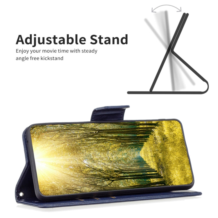 Para infinix cero x neo corderskin texture cuero caja de cuero (azul)