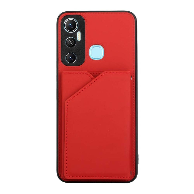 Para Infinix Hot 11 Skin Feel PU + TPU + PC Ph.