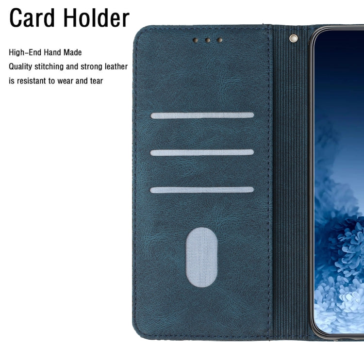 Para Samsung Galaxy A33 5G Mandala Flip Flip Leather Case (azul)