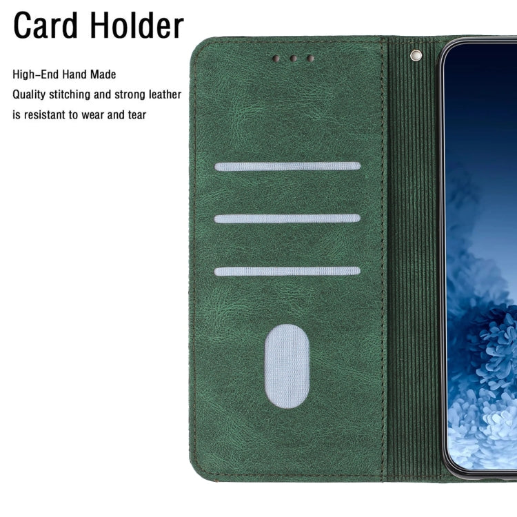 Para Samsung Galaxy A70 Mandala Flip Flip Leather Case (verde)