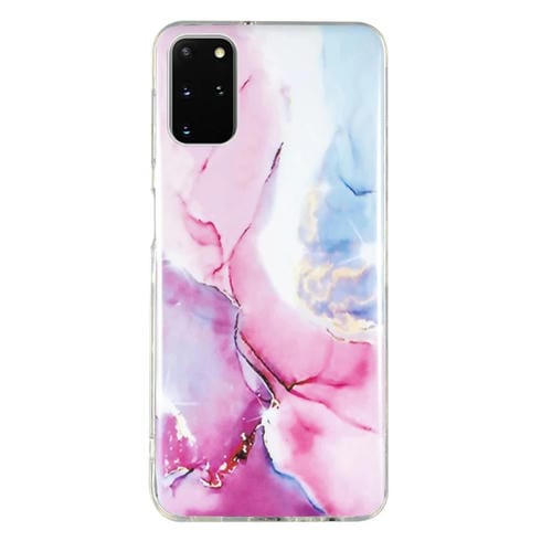 Funda para Samsung Galaxy S20+ 5G TPU Imd Marble Pattern (Rosa Azul)