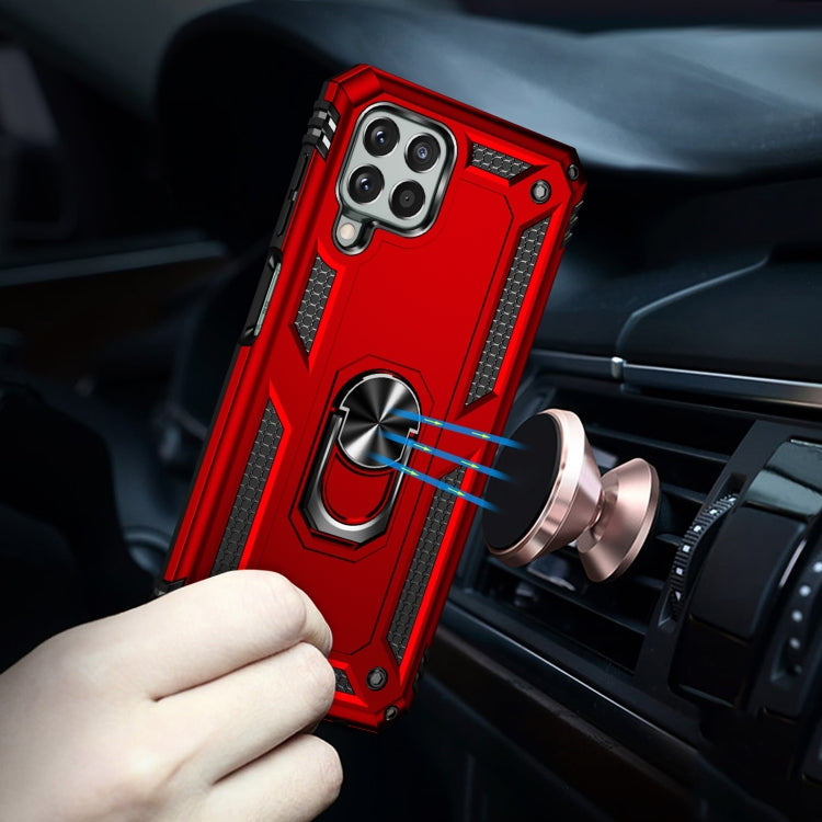 Para Samsung Galaxy M33 5G Global Shockproof TPU + PC Phone Case (Rojo)
