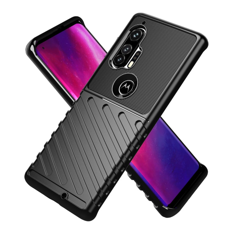 Para Motorola Edge Plus Thunderbolt Funda blanda de TPU a prueba de golpes (Negro)