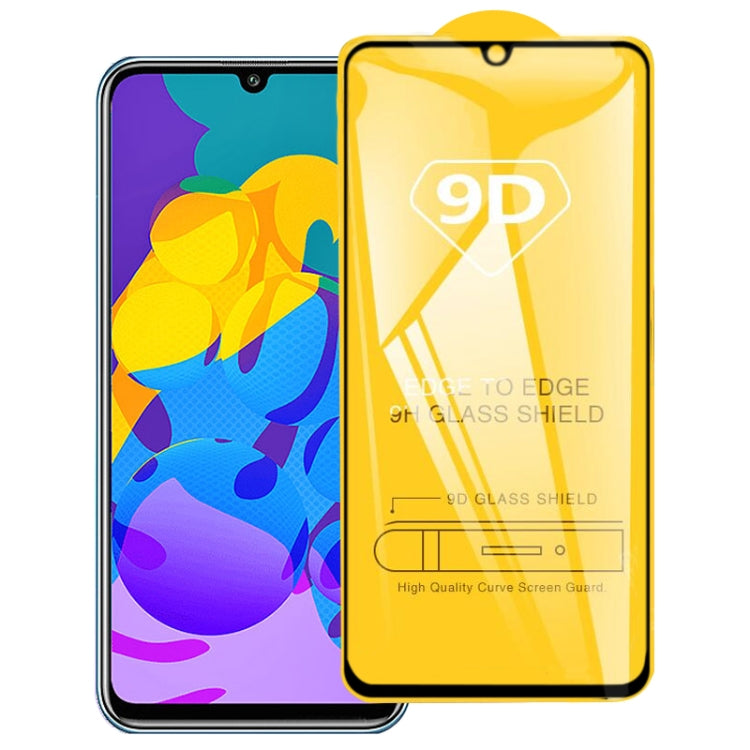 Para Huawei Honor Play 4T Pro 9D Película de vidrio templado de pantalla completa con pegamento completo