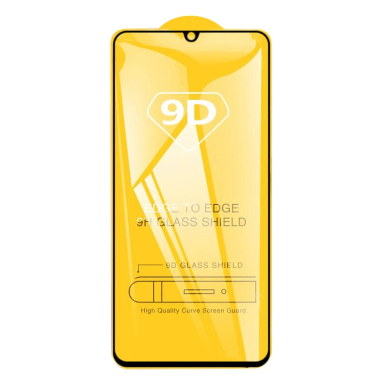 Para Huawei Honor Play 4T Pro 9D Película de vidrio templado de pantalla completa con pegamento completo