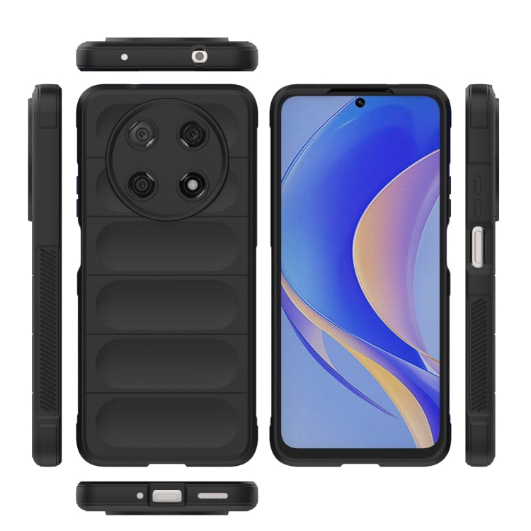 Protector Magic Shield TPU + Estuche de Franela para Huawei Nova Y90 Enjoy 50 Pro (Negro)