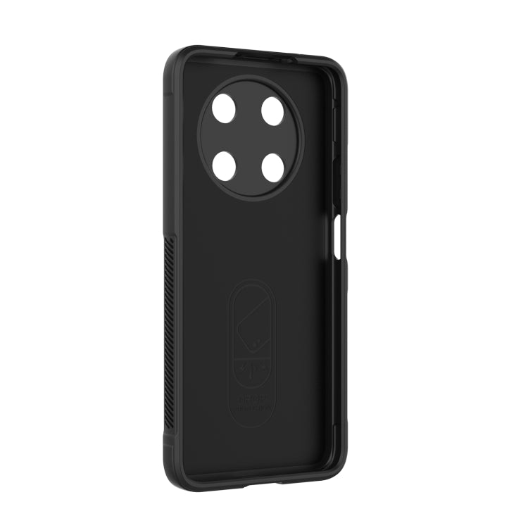 Protector Magic Shield TPU + Estuche de Franela para Huawei Nova Y90 Enjoy 50 Pro (Negro)