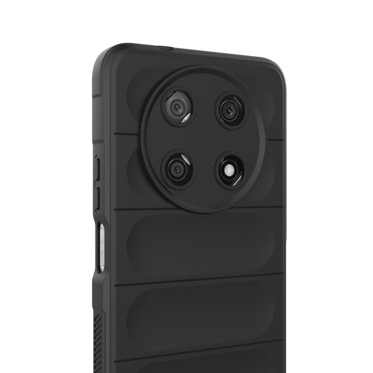 Protector Magic Shield TPU + Estuche de Franela para Huawei Nova Y90 Enjoy 50 Pro (Negro)