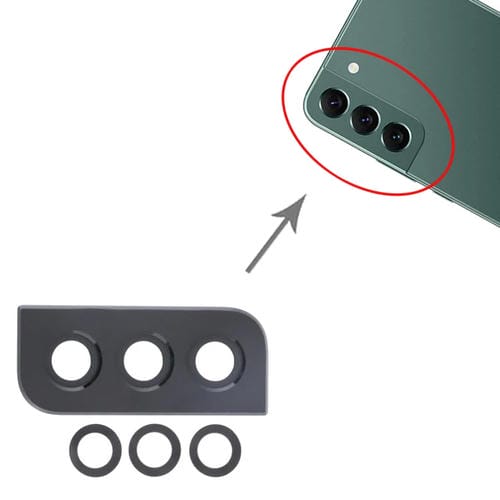 Tampa da Lente da Câmara Samsung Galaxy S22+ 5G SM-S906B (10 Peças)