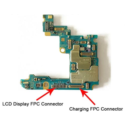 Conector FPC de Carga Samsung Galaxy S21 Ultra 5G SM-G998 na Placa Base - Pacote de (10 Peças)