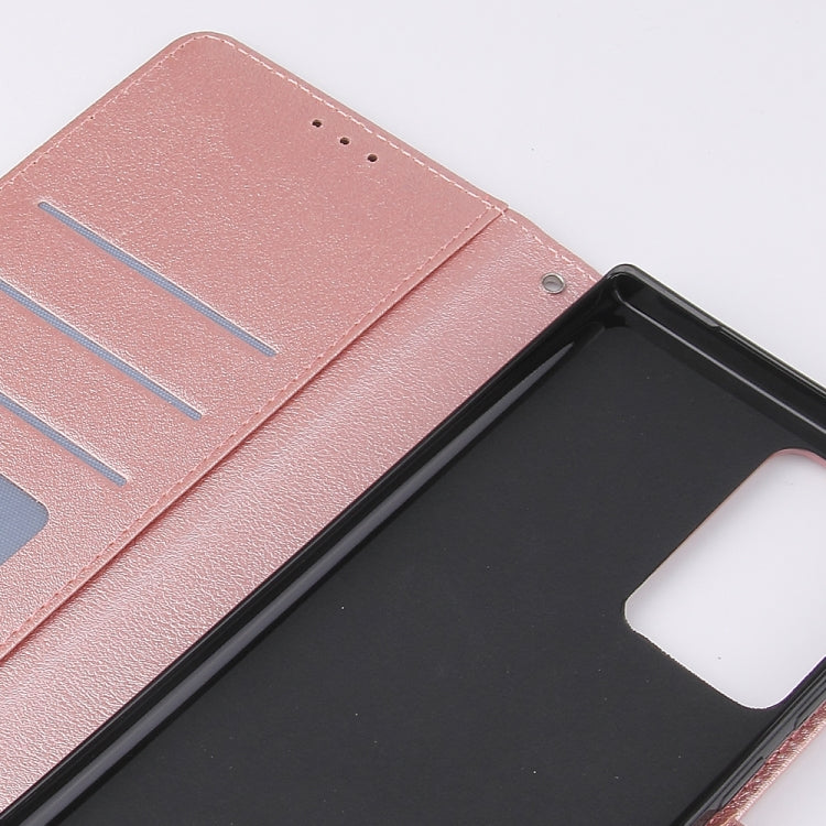 Estuche de Cuero para Infinix Note 11 Pro con Tapa Horizontal y Tres Ranuras para Tarjetas (Negro)