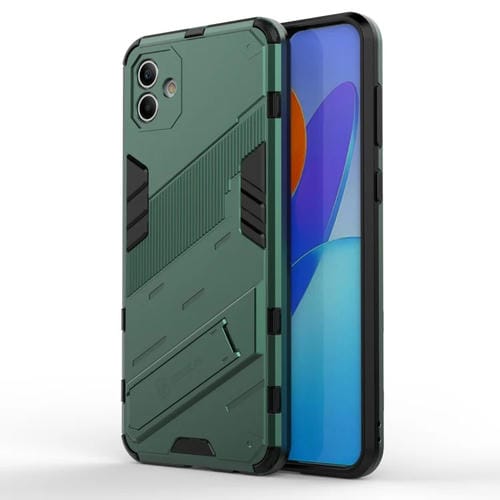 Para Samsung Galaxy A04 4G Punk Armor 2 en 1 PC + TPU Funda para teléfono a prueba de golpes (Verde)