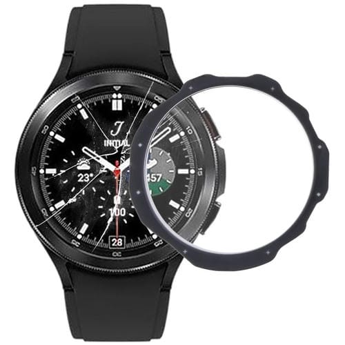 Écran frontal Samsung Galaxy Watch 4 Classic 42mm SM-R880 Lentille en verre (Noir)