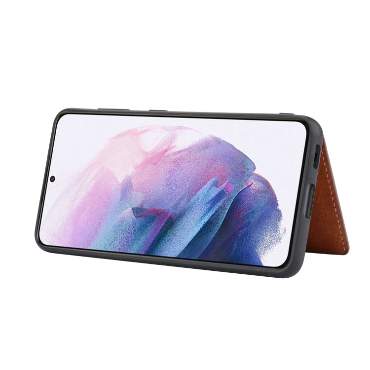 Para Samsung Galaxy S23 5G Color de piel de becerro a juego TPU + PU Phone Case (Negro)