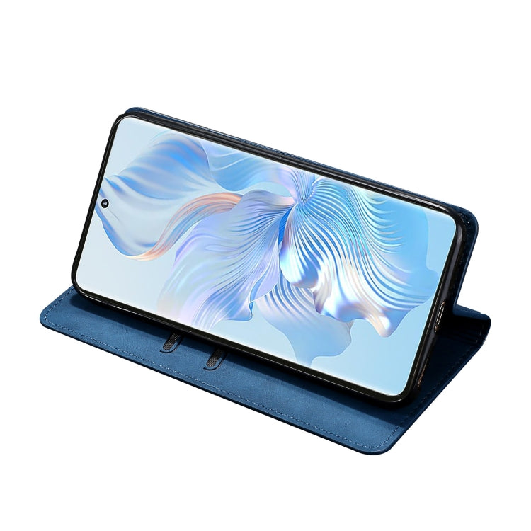 Funda Huawei Nova 10 Se Skin Feel Tapa Horizontal Magnética Cuero (Azul)