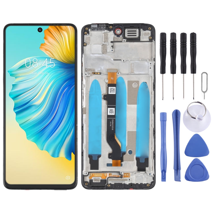 Ecrã Completo com Moldura para Tecno Camon 17 Pro