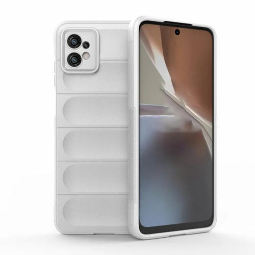 Funda para Motorola Moto G32 Magic Shield TPU + Franela (Blanco)