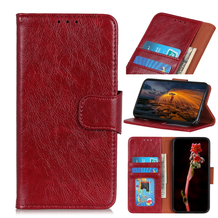 Funda Flip de Cuero Nappa Texture para OnePlus Nord Ce 3 5G (Rojo)