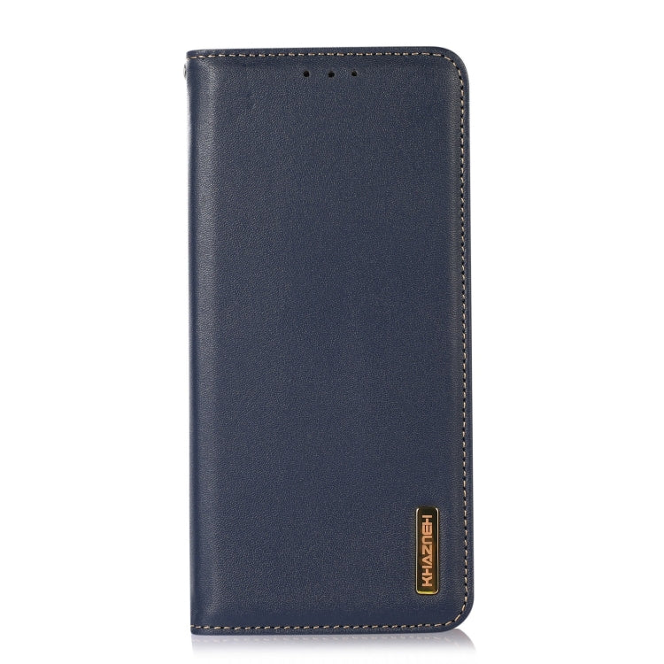 Funda de Cuero de Vaca Khazneh Nappa para OnePlus Nord Ce 3 Lite (Azul)