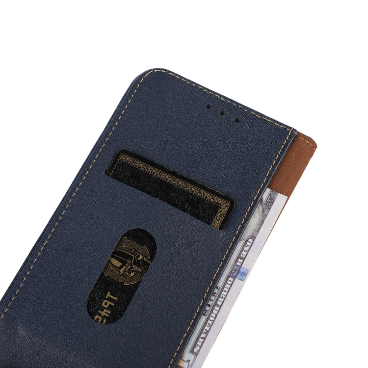 Funda de Cuero de Vaca Khazneh Nappa para OnePlus Nord Ce 3 Lite (Azul)