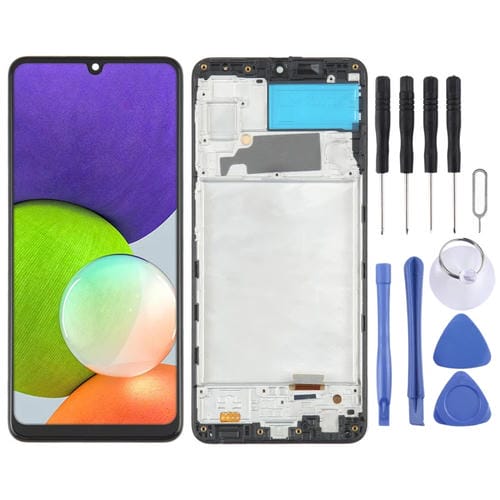 LCD OLED screen Samsung Galaxy A22 4G SM-A225 with Frame