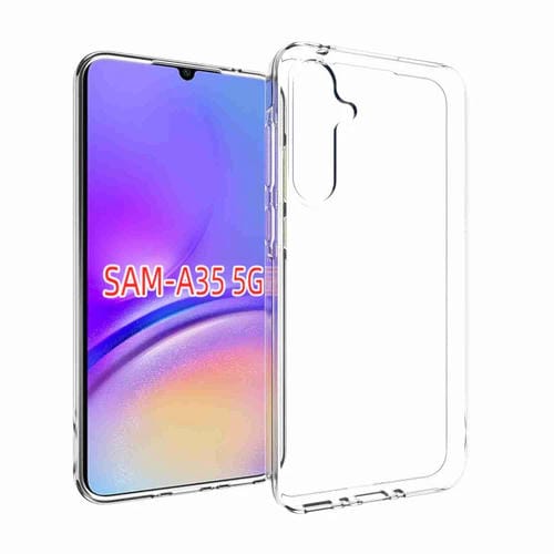 Funda de teléfono Samsung Galaxy A35 5G TPU textura impermeable (Transparente)