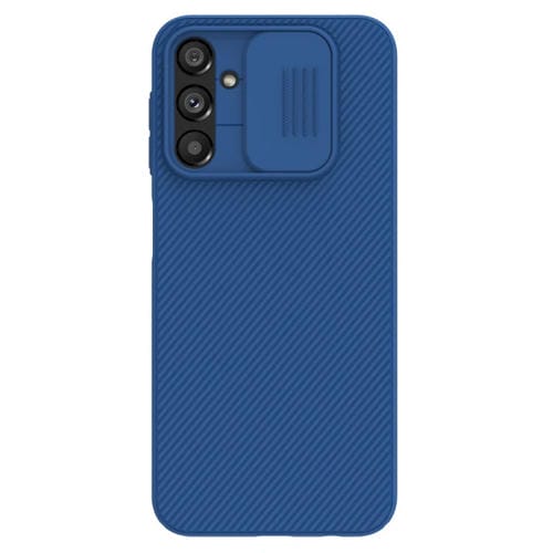 Para Samsung Galaxy A14 4G NILLKIN Black Mirror Series Camshield PC Phone Case (Azul)