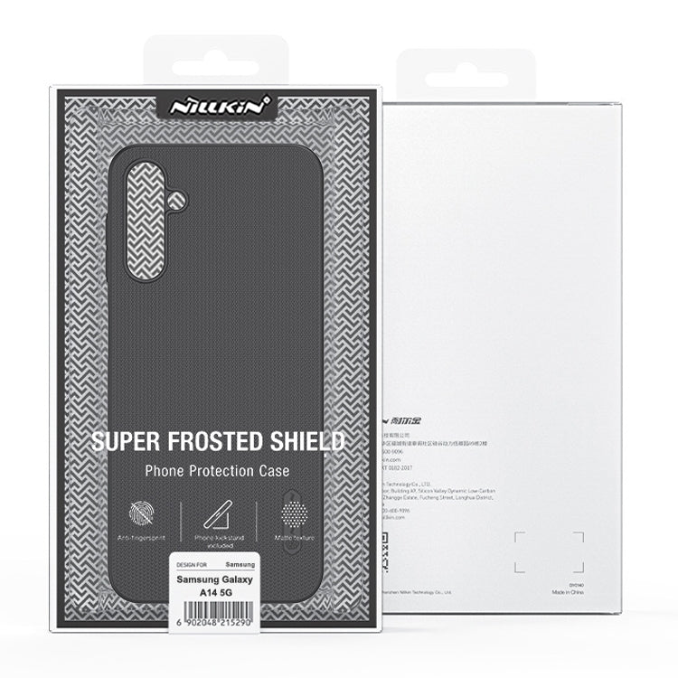 Para Samsung Galaxy A14 4G NILLKIN Frosted PC Phone Case (Azul)