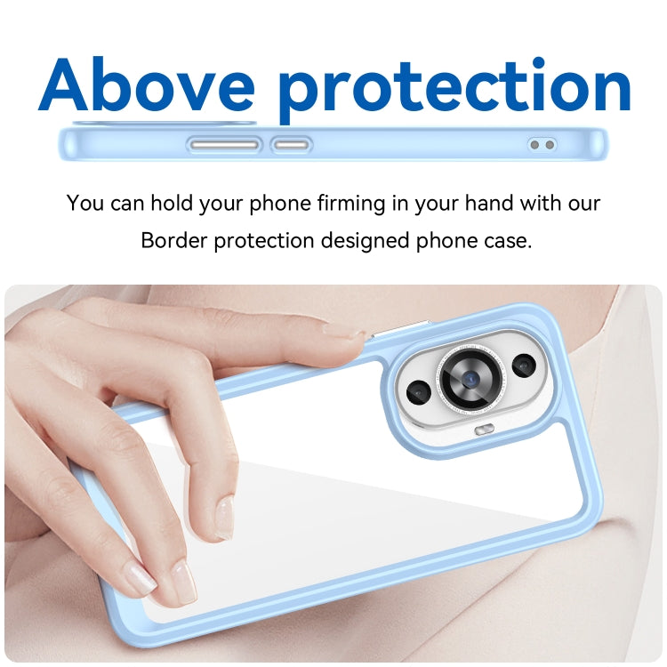 Funda de Teléfono Acrílico + TPU para Huawei Nova 12 Lite Serie Colorida (Azul)