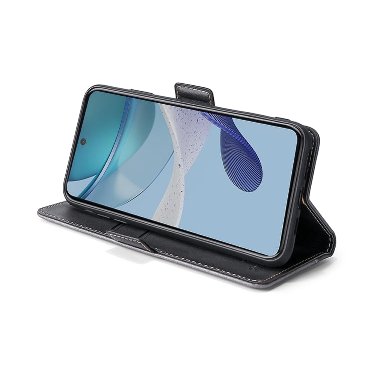 Caja de Teléfono para Tecno Camon 19 Neo Cuero con Hebilla Lateral (Marrón Oscuro + Dorado)