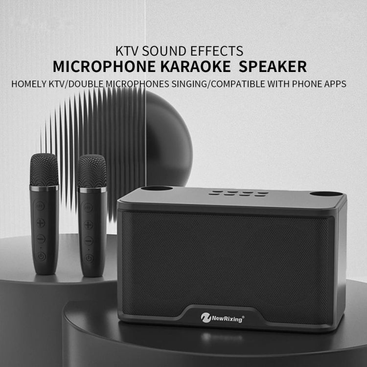 Micrófono Inalámbrico Newrixing Nr8088 TWS Reducción de Ruido Altavoz Bluetooth Inteligente (Rojo)
