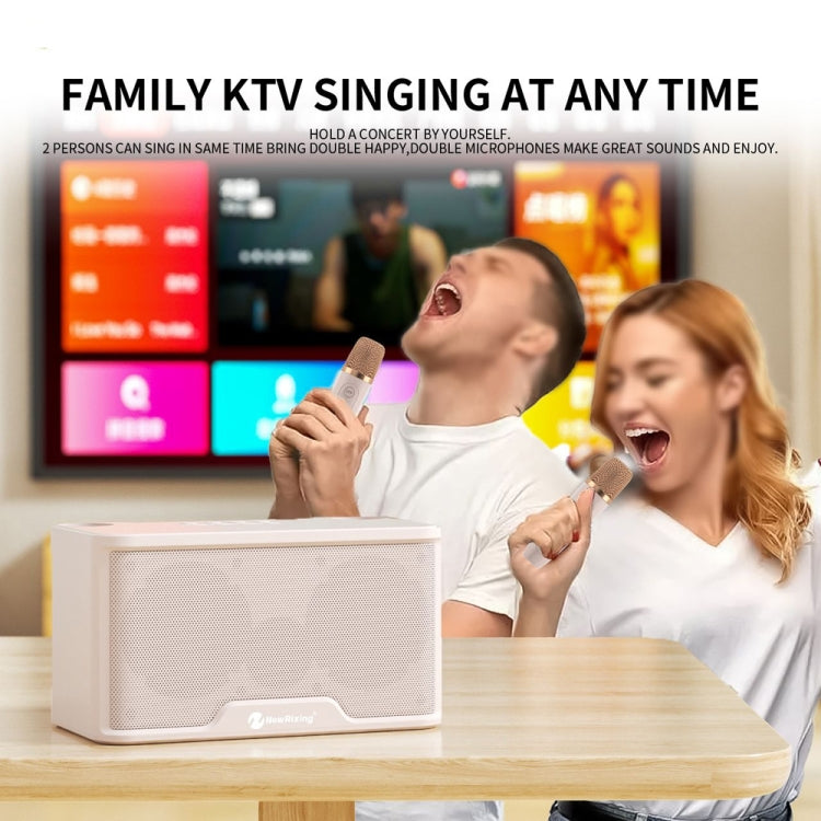 Micrófono Inalámbrico Newrixing Nr8088 TWS Reducción de Ruido Altavoz Bluetooth Inteligente (Rojo)