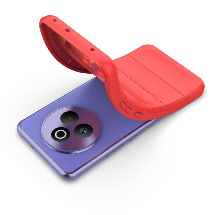 Funda de TPU y Franela con Protección Mágica Global para Realme P3 Pro 5G (Morada)