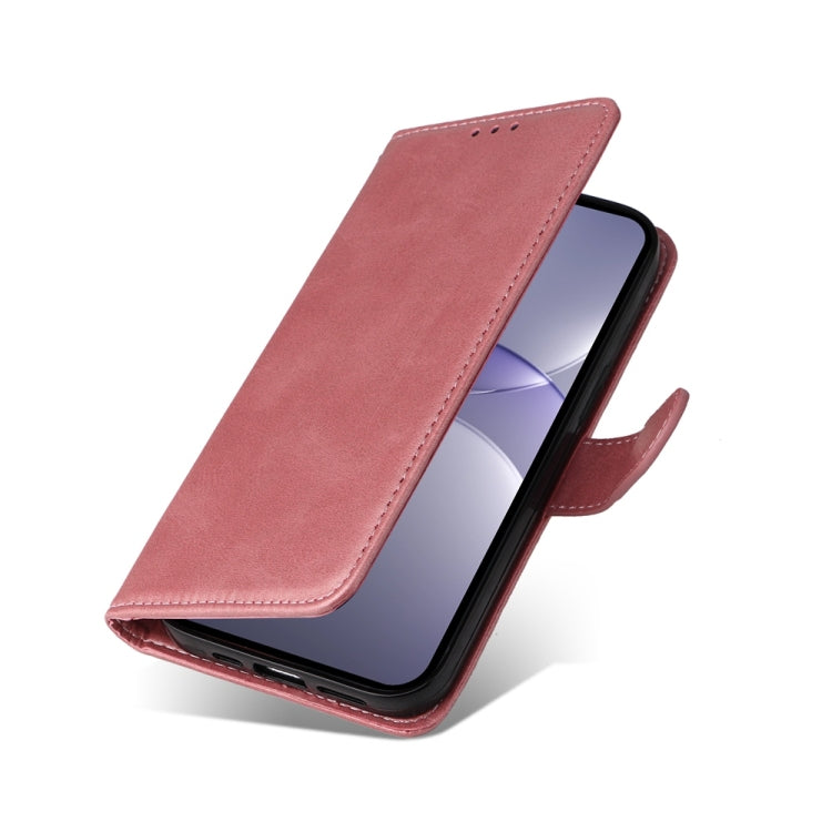Funda Clásica de Piel con Tapa y Textura de Becerro para Huawei Nova 13/Nova 12 (Oro Rosa)