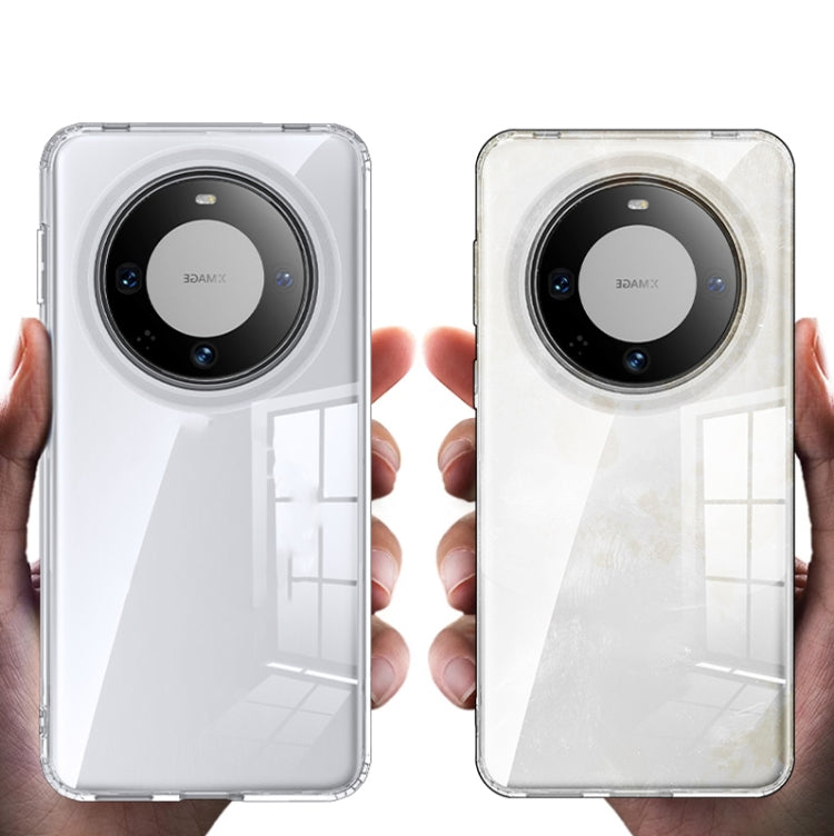 Funda rígida TPU Transparente para Huawei Mate 70 (Negro Mate)