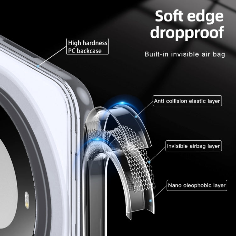Funda rígida TPU Transparente para Huawei Mate 70 (Negro Mate)