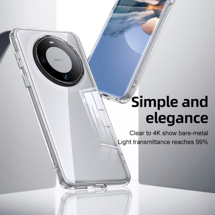 Funda rígida TPU Transparente para Huawei Mate 70 (Negro Mate)